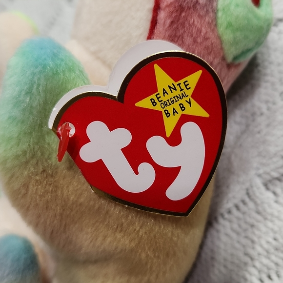 🕸Vintage Ty Beanie Baby Original "Iggy" The Iguana 1997 P.V.C Pellets - Picture 11 of 11